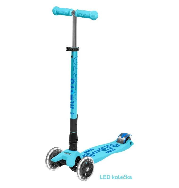 MICRO Maxi Deluxe skládací Bright Blue LED